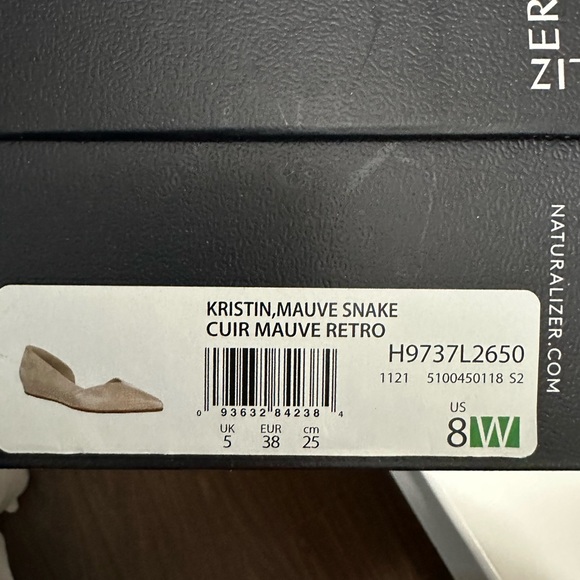Naturalizer 8W Women’s Kristin flats - Picture 5 of 5